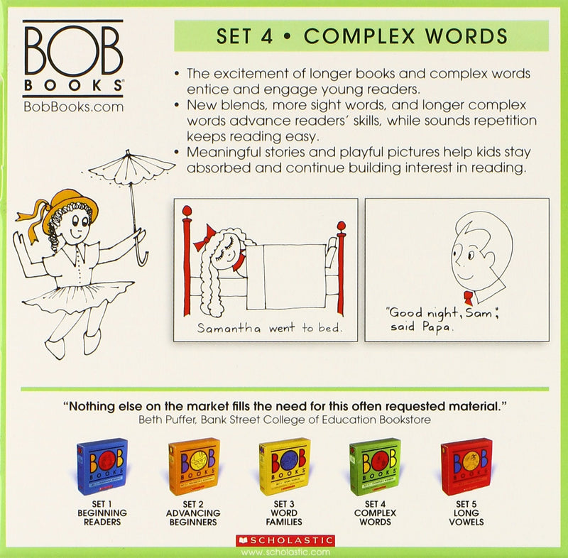 Bob Books - Complex Words Box Set Phonics (Set 4)( Bob Books