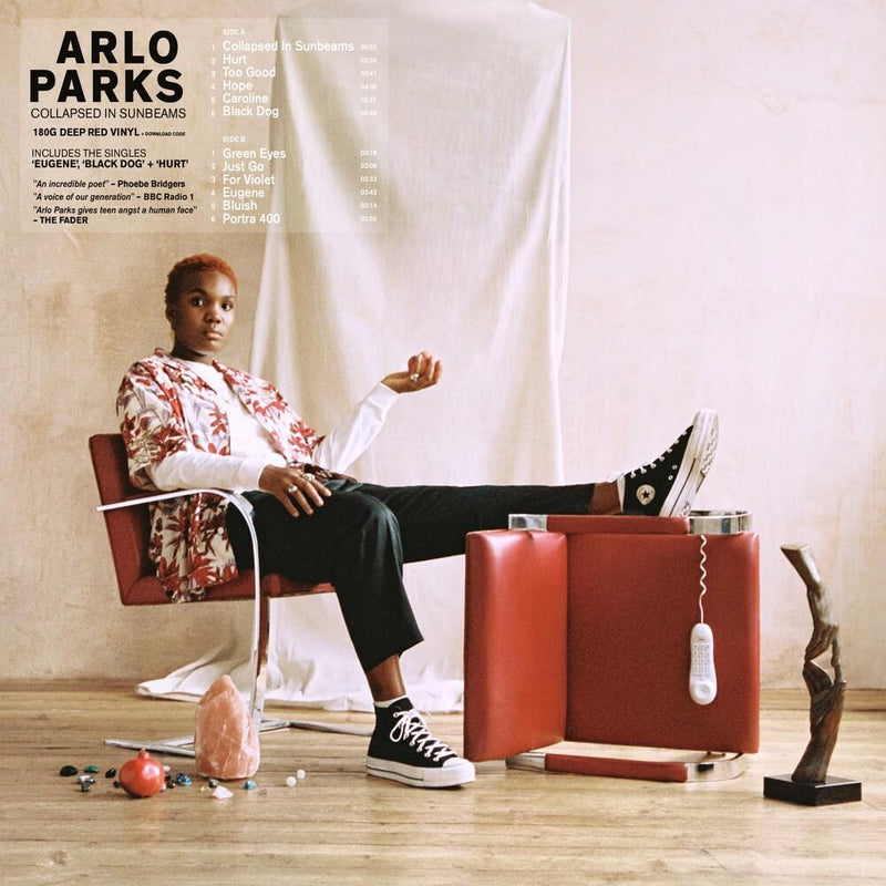Collapsed In Sunbeams by Arlo Parks (Limited Edition Colored LP Deep Red Vinyl) - LV'S Global Media