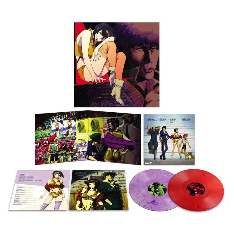 Cowboy Bebop Soundtrack Vinyl- 2LP Red and Purple “Swordfish/ Red Tail” Anime - LV'S Global Media