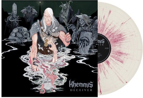 Deceiver by Khemmis - Limited Edition Bone with Pink Splatter Colored Vinyl - LV'S Global Media