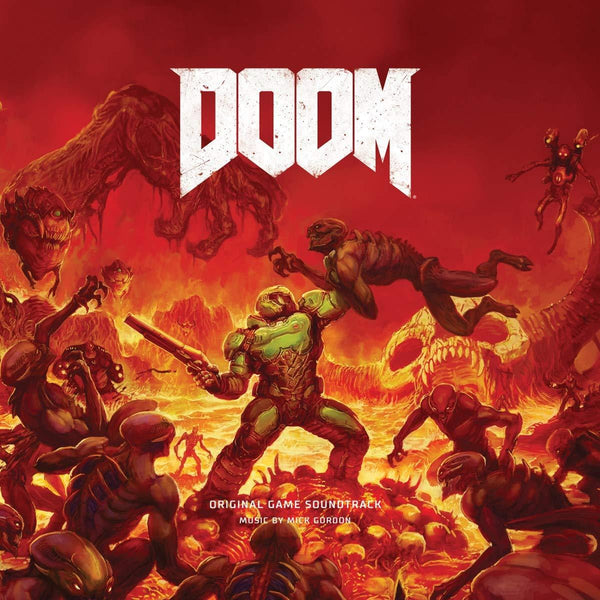 Doom - Deluxe Double Red Colored Vinyl Edition - Game Soundtrack by Mick Gordon - LV'S Global Media