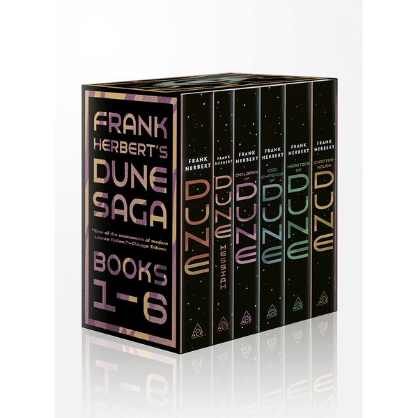 Dune Saga 6-Book Collectors Edition Boxed Set by Frank Herbert (Paperback) - LV'S Global Media