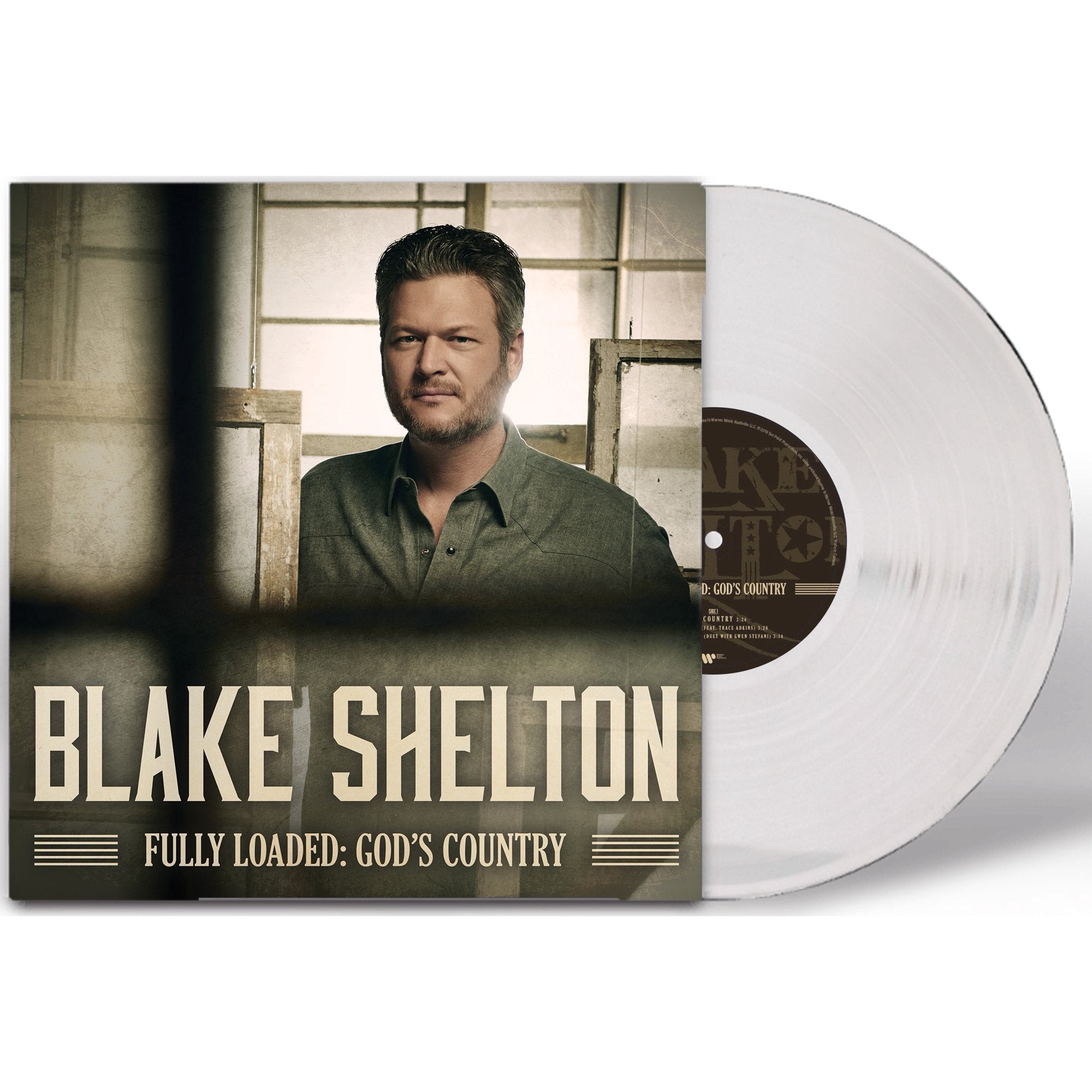 Fully Loaded : God's Country by Blake Shelton [Limited Edition Clear Vinyl 2LP] - LV'S Global Media