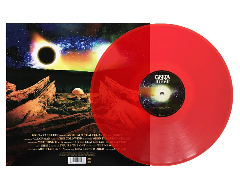 Greta Van Fleet - Anthem of the Peaceful Army LP Translucent Red Vinyl - LV'S Global Media