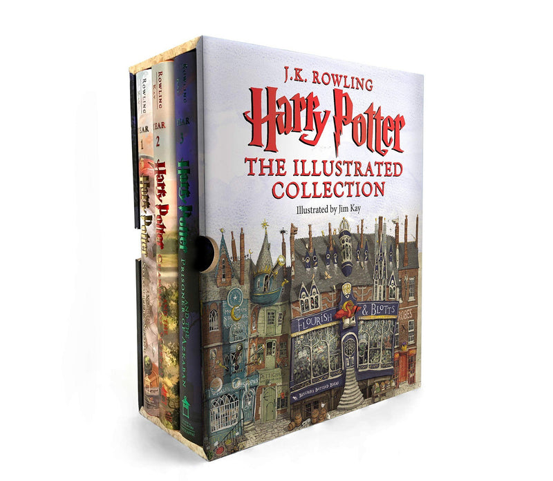 Harry Potter: The Illustrated Collection 1 to 3 by J.K. Rowling - Boxed Set - LV'S Global Media