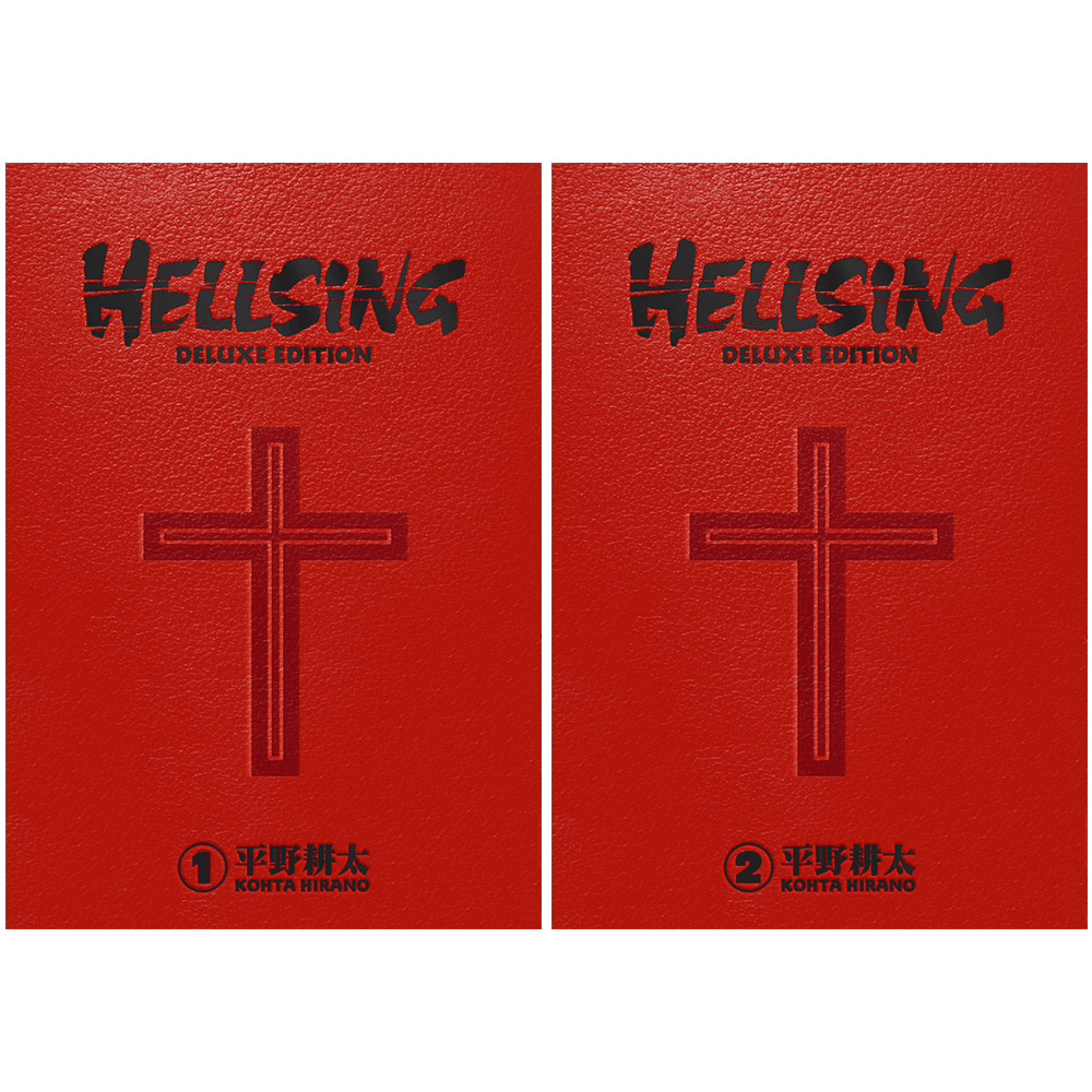 Hellsing Deluxe Hardcover Volume 1 & 2 Manga by Kohta Hirano - LV'S Global Media