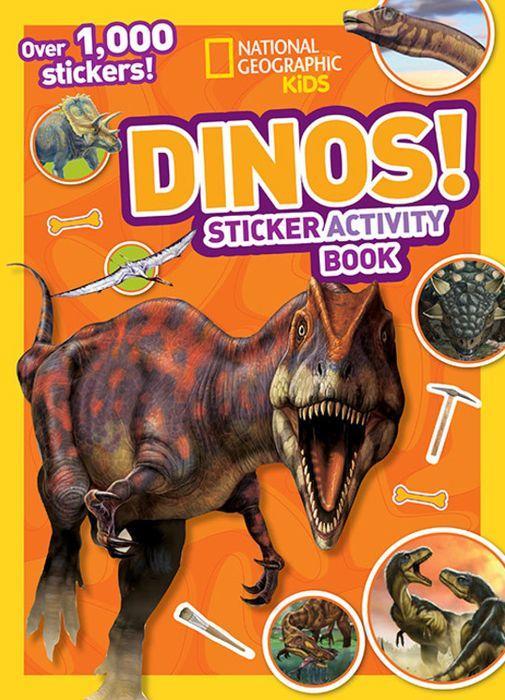 National Geographic Kids Dinos Sticker Activity Book by National Kids [Paperback] - LV'S Global Media