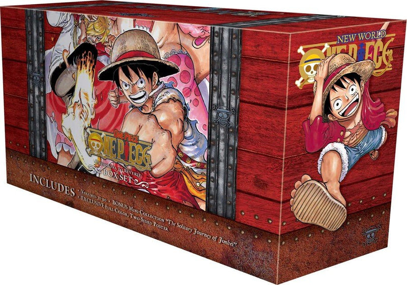 One Piece Box Set 4: Dressrosa to Reverie: Volumes 71-90 with Premium by Eiichiro Oda - LV'S Global Media