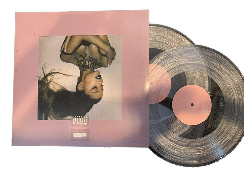 Thank U, Next by Ariana Grande - Limited Edition 2LP Clear Vinyl - LV'S Global Media