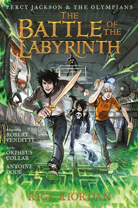 The Battle of the Labyrinth: The Graphic Novel (Percy Jackson and the Olympians #4) by Rick Riordan, Robert Venditti [Paperback] - LV'S Global Media