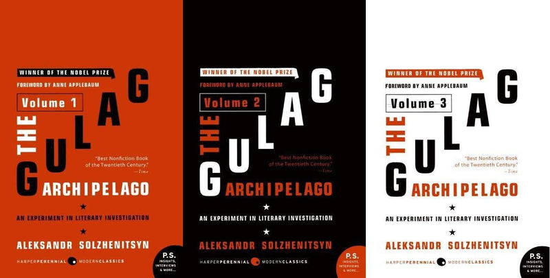 The Gulag Archipelago - Book Set Vols. 1-3 by Aleksandr Solzhenitsyn (Paperback) - LV'S Global Media
