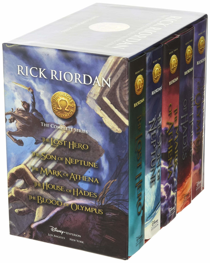 The Heroes of Olympus Hardcover Boxed Set by Rick Riordan, John Rocco (Illustrator) - LV'S Global Media