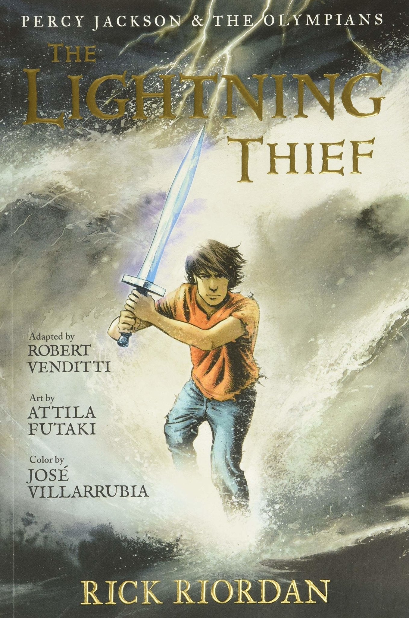 The Lightning Thief: The Graphic Novel (Percy Jackson and the Olympians #1) by Rick Riordan, Robert Venditti [Paperback] - LV'S Global Media