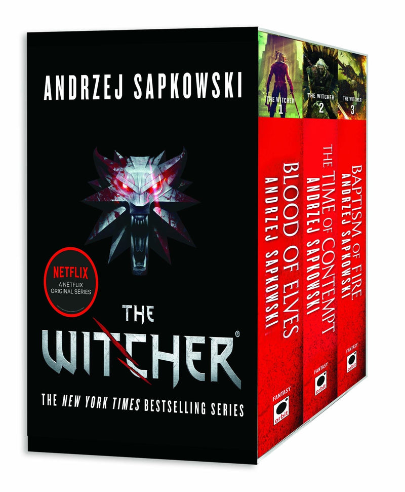 The Witcher Boxed Set: Blood of Elves, the Time of Contempt, Baptism of Fire by Andrzej Sapkow [Paperback] - LV'S Global Media