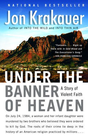 Under the Banner of Heaven: A Story of Violent Faith by Jon Krakauer [Paperback] - LV'S Global Media