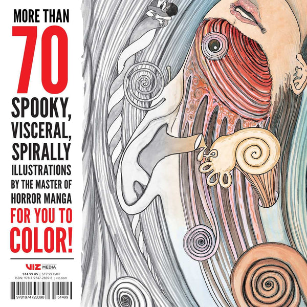 Uzumaki Coloring Book by Junji Ito - LV'S Global Media