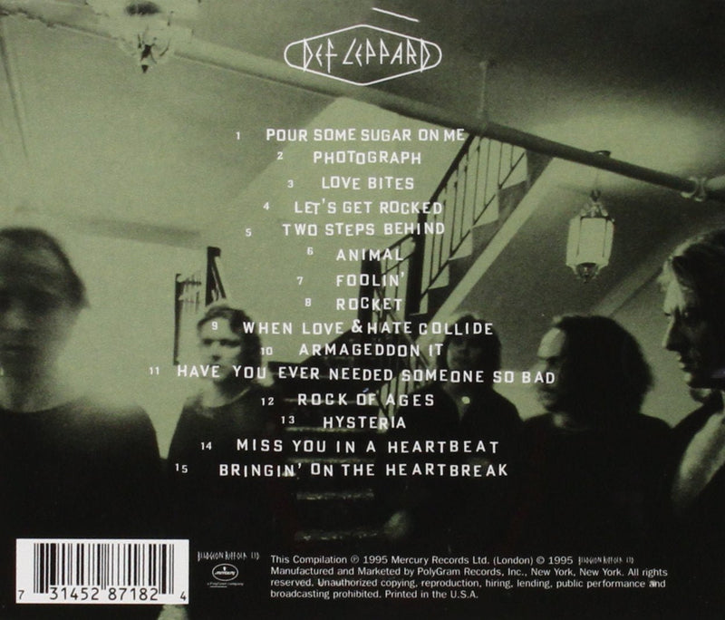 Vault: Def Leppard Greatest Hits 1980-1995 by Def Leppard [Audio CD] - LV'S Global Media