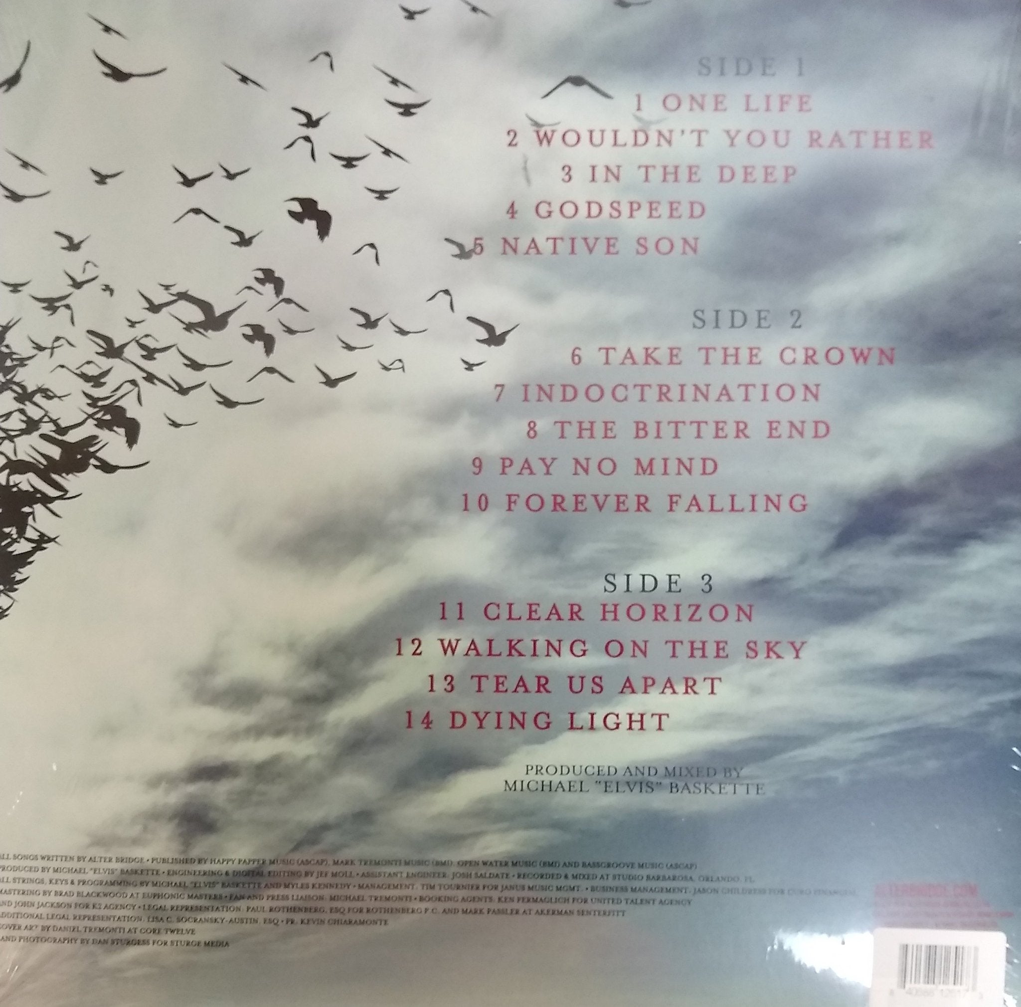 Walk The Sky by Alter Bridge - Limited Edition 2LP Colored Blue Vinyl - LV'S Global Media