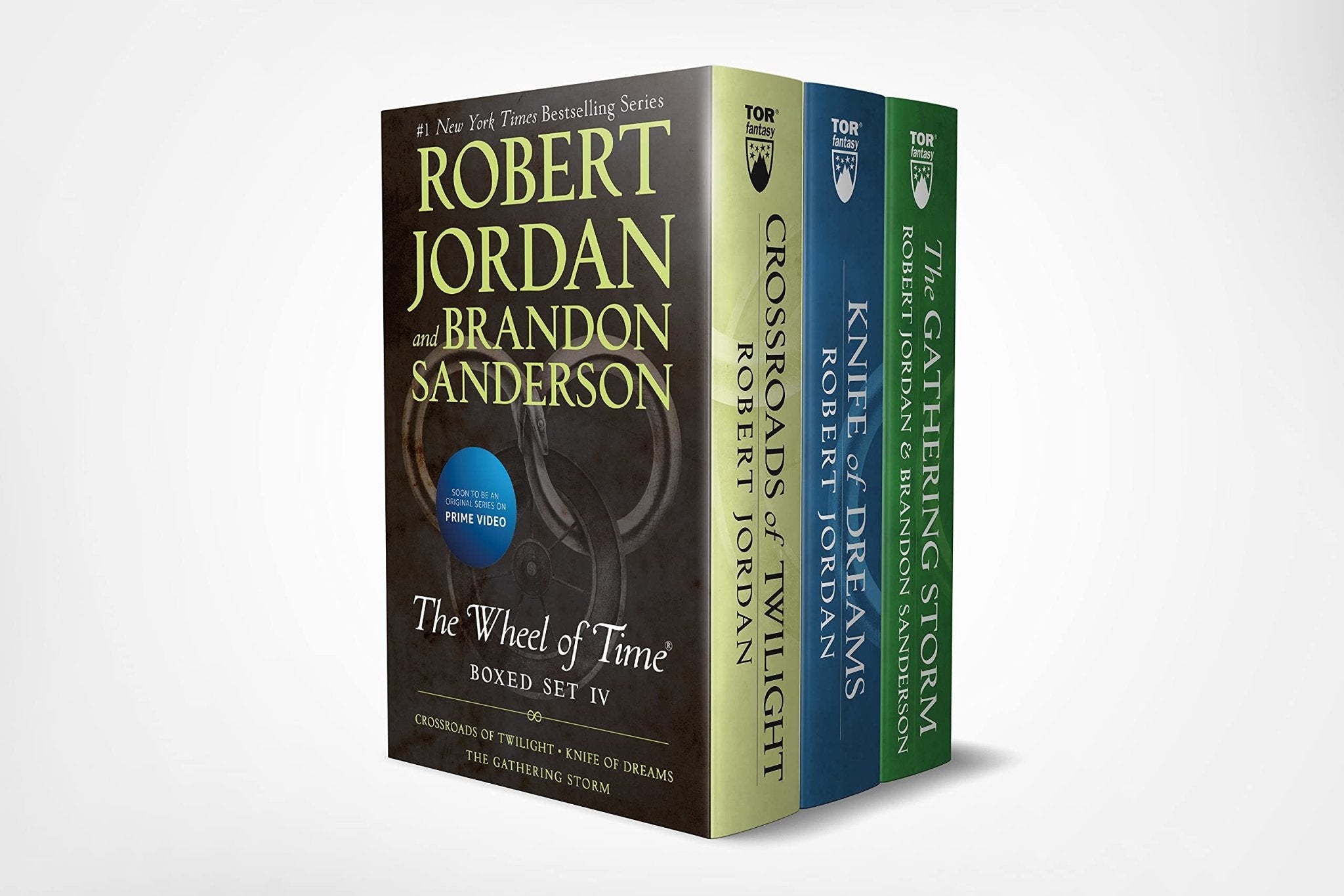 Wheel of Time Premium Boxed Set IV: Books 10-12 (Crossroads of Twilight, Knife of Dreams, the Gathering Storm) by Robert Jordan [Mass Market} - LV'S Global Media
