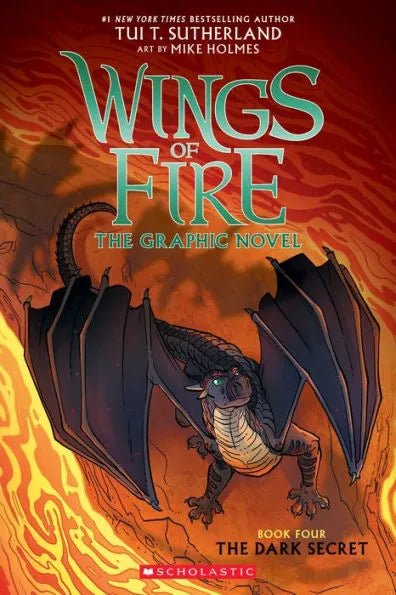 Wings of Fire: The Dark Secret: A Graphic Novel (Wings of Fire Graphic Novel #4): A Graphix Book by Tui T. Sutherland [Trade Paperback] - LV'S Global Media
